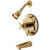 Kingston Brass KB46320DX Concord Tub & Shower Faucet, Polished Brass