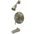 Kingston Brass KB4638DL Tub and Shower Faucet, Brushed Nickel