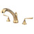 Kingston Brass KS4322ZL Silver Sage Roman Tub Faucet, Polished Brass