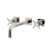 Kingston Brass KS6026BEX Essex Wall Mount Tub Faucet, Polished Nickel