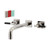 Kingston Brass KS6026CKL Ksiser Wall Mount Tub Faucet, Polished Nickel