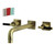 Kingston Brass KS6023CKL Ksiser Wall Mount Tub Faucet, Antique Brass