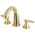 Kingston Brass KS5362GL Georgian Roman Tub Faucet, Polished Brass