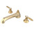 Kingston Brass KS4302GL Georgian Roman Tub Faucet, Polished Brass