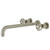 Kingston Brass KS8048RX Belknap Wall Mount Tub Faucet, Brushed Nickel