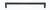 JVJ 75720 Oil Rubbed Bronze 192 mm (7 9/16") Squared Ultra Thin Door Pull