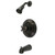 Kingston Brass KB4635BX English Vintage Tub with Shower Faucet, Oil Rubbed Bronze