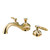 Kingston Brass KS3332GL Georgian Roman Tub Faucet, Polished Brass