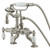 Kingston Brass CC2011T8 Vintage Clawfoot Tub Faucet with Hand Shower, Brushed Nickel
