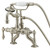 Kingston Brass CC2007T8 Vintage Clawfoot Tub Faucet with Hand Shower, Brushed Nickel
