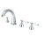 Kingston Brass KS23615PL Roman Tub Faucet with Hand Shower, Polished Chrome