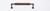 JVJ Old World Bronze 128 mm (5.04") Kingston Steel Door Pull - 76312