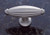 JVJ Satin Nickel 2 3/4" Oblong Fluted Door Knob - 62146