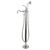 Kingston Brass  KS7131ABL English Country Freestanding Tub Faucet with Hand Shower, Polished Chrome