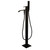 Kingston Brass KS4135QLL Executive Freestanding Tub Faucet with Hand Shower, Oil Rubbed Bronze