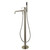 Kingston Brass KS7038DPL Paris Freestanding Tub Faucet with Hand Shower, Brushed Nickel