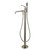 Kingston Brass KS7038ABL English Country Freestanding Tub Faucet with Hand Shower, Brushed Nickel