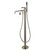 Kingston Brass  KS7038DKL Kaiser Freestanding Tub Faucet with Hand Shower, Brushed Nickel