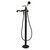 Kingston Brass  KS7010RL Royale Freestanding Tub Faucet with Hand Shower, Matte Black