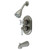 Kingston Brass  KS36380PL Tub and Shower Faucet, Brushed Nickel