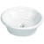 Kingston Brass Fauceture EV18157 Vintage Vitreous China Single Bowl Drop-In Bathroom Sink, White