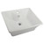 Kingston Brass Fauceture EV4049 Forte Vessel Sink, White