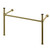 Kingston Brass VPB14887 Imperial Stainless Steel Console Legs, Brushed Brass - 16 inch