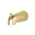 Kingston Brass K1213A2 Rear Threaded Tub Spout with Top Diverter, Polished Brass