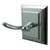 Kingston Brass BA6017C Millennium Robe Hook, Polished Chrome