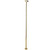 Kingston Brass ABT1042-2 Shower Curtain Rail Support, Polished Brass