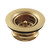 Kingston Brass K461BBB Tacoma Stainless Steel Bar Sink Duo Basket Strainer, Brushed Brass