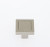 JVJ Polished Nickel 24 mm (5/16") Square Contemporary Door Knob - 76716