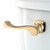 Kingston Brass KTFL2 French Front Mount Toilet Tank Lever, Polished Brass