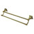 Kingston Brass BAH6123AB Monarch 24-Inch Dual Towel Bar, Antique Brass