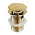Kingston Brass VTDESHOEPB Trimscape Toe-Touch Tub Drain with Overflow, Polished Brass