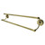 Kingston Brass BA271318AB 18 Inch Dual Towel Bar, Antique Brass