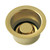 Kingston Brass BS2002 Extended Waste Disposer Flange & Stopper - Polished Brass