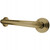 Kingston Brass DR314122 Restoration 12-Inch Decorative 1-1/4-Inch OD Grab Bar, Polished Brass