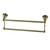 Kingston Brass BA175318AB Heritage 18" Dual Towel Bar, Antique Brass