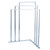 Kingston Brass SCC8271 Edenscape L-Shaped Freestanding 3-Tier Steel Corner Towel Rack, Polished Chrome