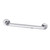 Kingston Brass DR514161 Meridian 16" x 1-1/4" O.D Grab Bar, Polished Chrome