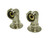 Kingston Brass CC2RS8 2" Deck Mount Risers For Clawfoot Tub Faucet - Brushed Nickel