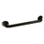 Kingston Brass DR414180 Manhattan 18-Inch X 1-1/4-Inch OD Decorative Grab Bar, Matte Black