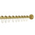 Kingston Brass SRK607 Edenscape 72-Inch Adjustable Shower Curtain Rod with Rings, Brushed Brass