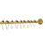 Kingston Brass SRK607 Edenscape 72-Inch Adjustable Shower Curtain Rod with Rings, Brushed Brass