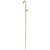 Kingston Brass CC3167 Vintage Riser - Convert to Shower (without Spout and Shower Head), Brushed Brass