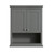 Wyndham WCS2020WCDK Deborah 24 inch Bathroom Wall-Mounted Storage Cabinet in Dark Gray