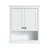 Wyndham WCS2020WCWH Deborah 24 inch Bathroom Wall-Mounted Storage Cabinet in White