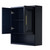 Wyndham WCV2525WCBL Daria 24 inch Wall-Mounted Storage Cabinet in Dark Blue