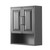 Wyndham WCV2525WCKG Daria 24 inch Wall-Mounted Storage Cabinet in Dark Gray